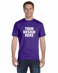 Hanes Adult Essential Short Sleeve T-Shirt PURPLE
