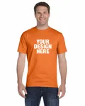 Hanes Adult Essential Short Sleeve T-Shirt SAFETY ORANGE