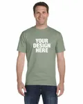 Hanes Adult Essential Short Sleeve T-Shirt Stonewash Green