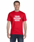 Hanes Adult Essential Short Sleeve T-Shirt Athletic Red