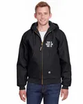 Berne Men's Berne Heritage Hooded Jacket BLACK
