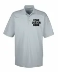UltraClub Men's Cool & Dry MeshPiqu Polo SILVER