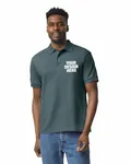 Gildan Adult 6 oz. 50/50 Jersey Polo Dark Heather