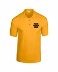 Gildan Adult 6 oz. 50/50 Jersey Polo Gold