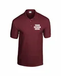 Gildan Adult 6 oz. 50/50 Jersey Polo Maroon