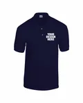 Gildan Adult 6 oz. 50/50 Jersey Polo Navy
