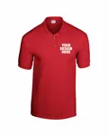 Gildan Adult 6 oz. 50/50 Jersey Polo RED