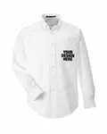 Devon & Jones Men's Crown Woven Collection Solid Broadcloth WHITE