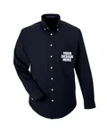 Devon & Jones Men's Crown Woven Collection Solid Broadcloth Navy