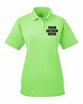 UltraClub Ladies' Cool & Dry Stain-Release Performance Polo Light Green