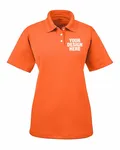 UltraClub Ladies' Cool & Dry Stain-Release Performance Polo Orange