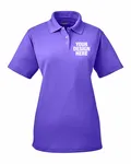 UltraClub Ladies' Cool & Dry Stain-Release Performance Polo PURPLE
