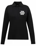 CORE365 Ladies' Pinnacle Performance Long-Sleeve Piqu Polo BLACK