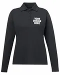 CORE365 Ladies' Pinnacle Performance Long-Sleeve Piqu Polo Carbon