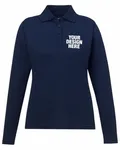 CORE365 Ladies' Pinnacle Performance Long-Sleeve Piqu Polo Classic Navy