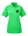 UltraClub Ladies' Cool & Dry Stain-Release Performance Polo Cool Green
