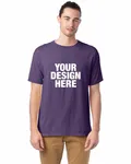 ComfortWash by Hanes Men's Garment-Dyed T-Shirt Grape Soda