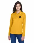CORE365 Ladies' Pinnacle Performance Long-Sleeve Piqu Polo Campus Gold