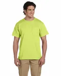 Jerzees Adult DRI-POWER ACTIVE Pocket T-Shirt SAFETY GREEN