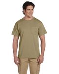 Jerzees Adult DRI-POWER ACTIVE Pocket T-Shirt Khaki