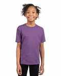 Next Level Apparel Youth CVC Crew Purple Rush
