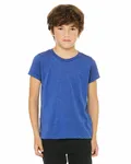 Bella + Canvas Youth Triblend Short-Sleeve T-Shirt Tr Royal Triblnd