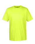 UltraClub Men's Cool & Dry Sport Performance InterlockT-Shirt Bright Yellow