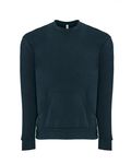 Next Level Apparel Unisex Santa Cruz Pocket Sweatshirt Midnight Navy