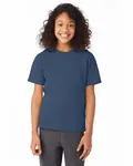 Hanes Youth 50/50 T-Shirt Heather Navy