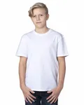 Threadfast Apparel Youth Ultimate CVC T-Shirt WHITE