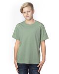 Threadfast Apparel Youth Ultimate CVC T-Shirt Army Heather
