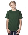Threadfast Apparel Youth Ultimate CVC T-Shirt Forest Green
