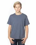Threadfast Apparel Youth Ultimate CVC T-Shirt Navy Heather