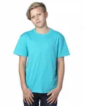 Threadfast Apparel Youth Ultimate CVC T-Shirt Pacific Blue