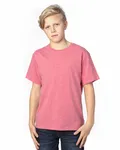 Threadfast Apparel Youth Ultimate CVC T-Shirt RED HEATHER