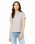 Bella + Canvas Ladies' Relaxed Heather CVC Short-Sleeve T-Shirt Hthr Cool Grey
