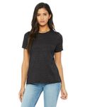 Bella + Canvas Ladies' Relaxed Heather CVC Short-Sleeve T-Shirt Dark Gry Heather