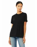 Bella + Canvas Ladies' Relaxed Heather CVC Short-Sleeve T-Shirt Black Heather
