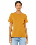 Bella + Canvas Ladies' Relaxed Heather CVC Short-Sleeve T-Shirt Heather Mustard