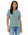 Bella + Canvas Ladies' Relaxed Heather CVC Short-Sleeve T-Shirt Hthr Blue Lagoon