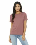 Bella + Canvas Ladies' Relaxed Heather CVC Short-Sleeve T-Shirt Heather Mauve