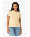 Bella + Canvas Ladies' Relaxed Heather CVC Short-Sleeve T-Shirt Hthr Soft Cream