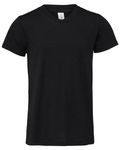 Bella + Canvas Youth Triblend Short-Sleeve T-Shirt Solid Blk Trblnd
