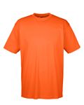 UltraClub Men's Cool & Dry Sport Performance InterlockT-Shirt Bright Orange