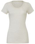 Bella + Canvas Ladies' Triblend Short-Sleeve T-Shirt Oatmeal Triblend