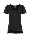 Next Level Apparel Ladies' Festival Scoop BLACK