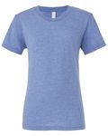 Bella + Canvas Youth Triblend Short-Sleeve T-Shirt Blue Triblend
