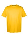 UltraClub Men's Cool & Dry Sport Performance InterlockT-Shirt Gold