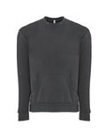 Next Level Apparel Unisex Santa Cruz Pocket Sweatshirt Heavy Metal