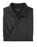Harriton Men's Micro-Piqu Polo BLACK